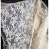 Pattern Lace Tulle Off-White Embroidered Floral Fabric Designer Creative DIY Semi-Transparent Wedding Dress Skirt Designer
