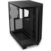 Boitier moyen-tour - nzxt - cc-h61fb-01 - h6 flow - double chambre - noir - 3 ventilateurs inclus