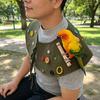 Bird Shoulder Shawl Washable Anti-Bite Anti-Scratch Poop Guard for Parakeets Cockatiels Budgies Pet Owner Use