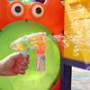 Kids Toy Space Bubble Gun, Handheld Bubble Blower with Lights, Transparent, Formaldehyde-Free Safe