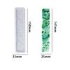 Leaves Bookmark Silicone Mold Rectangle Bookmark Epoxy Resin Casting Molds for DIY Epoxy Resin Crafts Making Tools