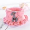 New autumn and winter children's hats cartoon bear plush hats men's and women's treasures outdoor windproof warm knitted hats