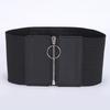 Elastic Belt Women'S Zipper Design Waist Skirt Waist Slim Fit Elastic Wide Waist Seal