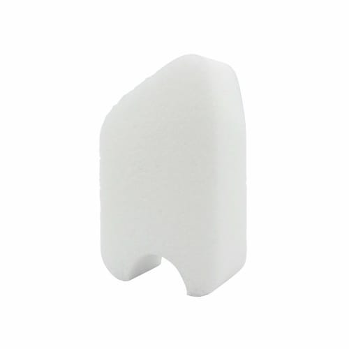 Towa Sangyo Pumice Stone, Lilacare Pumice Stone Twins, 2 Pieces, White, Approx. 6 X 4 X 1.9 Cm