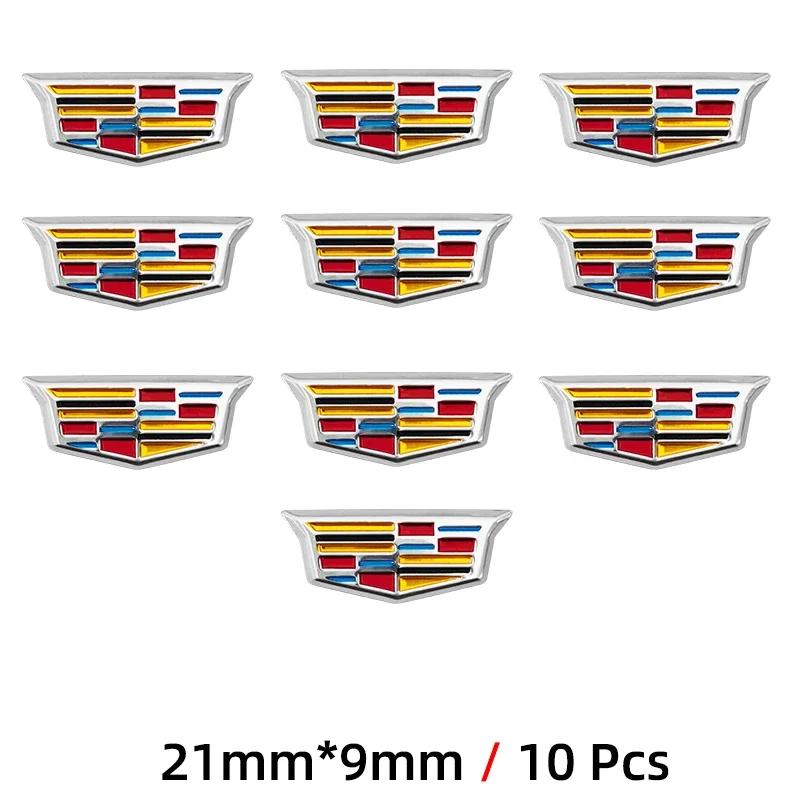 Car Key Emblem Badge Sticker Auto Control Key Logo Decal for Cadillac XT4 XT6 CTS DTS STS XTS ATS BLS SLS CT5 Escalade Deville