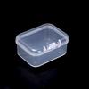 Transparent Plastic Storage Box with Lid for Small Parts and Portable Sundries