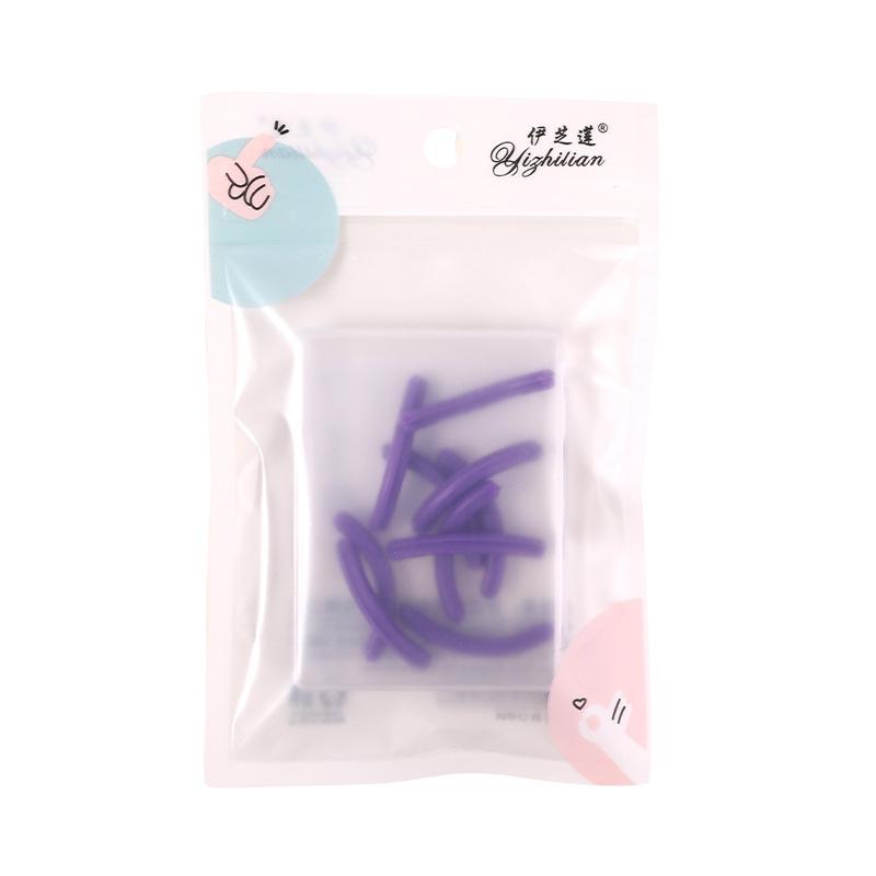 10Pcs/Box Eyelash Replacement Strip High Elasticity Eyelash Curler Refill Rubber Pads Plastic Unbreakable Elastic Rubber Strip
