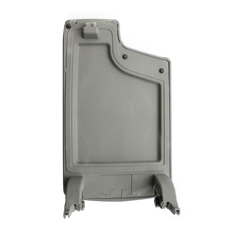 New Grey Car Front Center Console Armrest Box Lid Cover Trim Fit for BMW 3 Series E90 E91 E92 E93 PU Leather