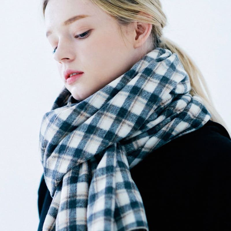 NORDIC ISLAND Muffler Iceland Check - Black