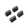 10PCS 4mm Hole Insert Shaft Cap Plastic Potentiometer Volume Control Rotary KnobSlide Potentiometer Mixer Fader Knob 19mmx12mm