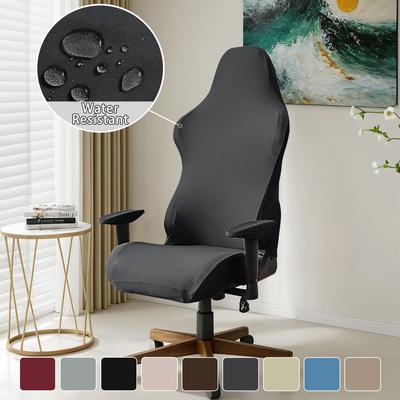 Milk Silk Waterproof E-sports Chair Cover Solid Color Elastic E-sports Chair Cover Spot Chair Cover