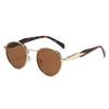 Retro Oval Frame Sunglasses - High-end Fashion for Men & Women, European & American Style Trend.