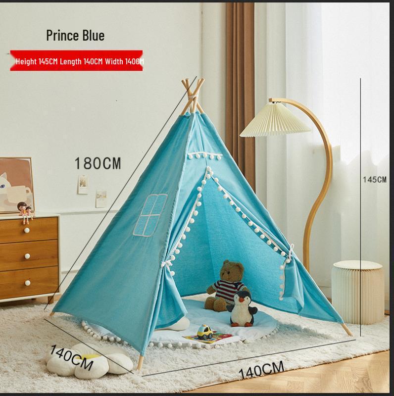 Children's Indoor Tent: Princess & Indian Playhouse for Kids