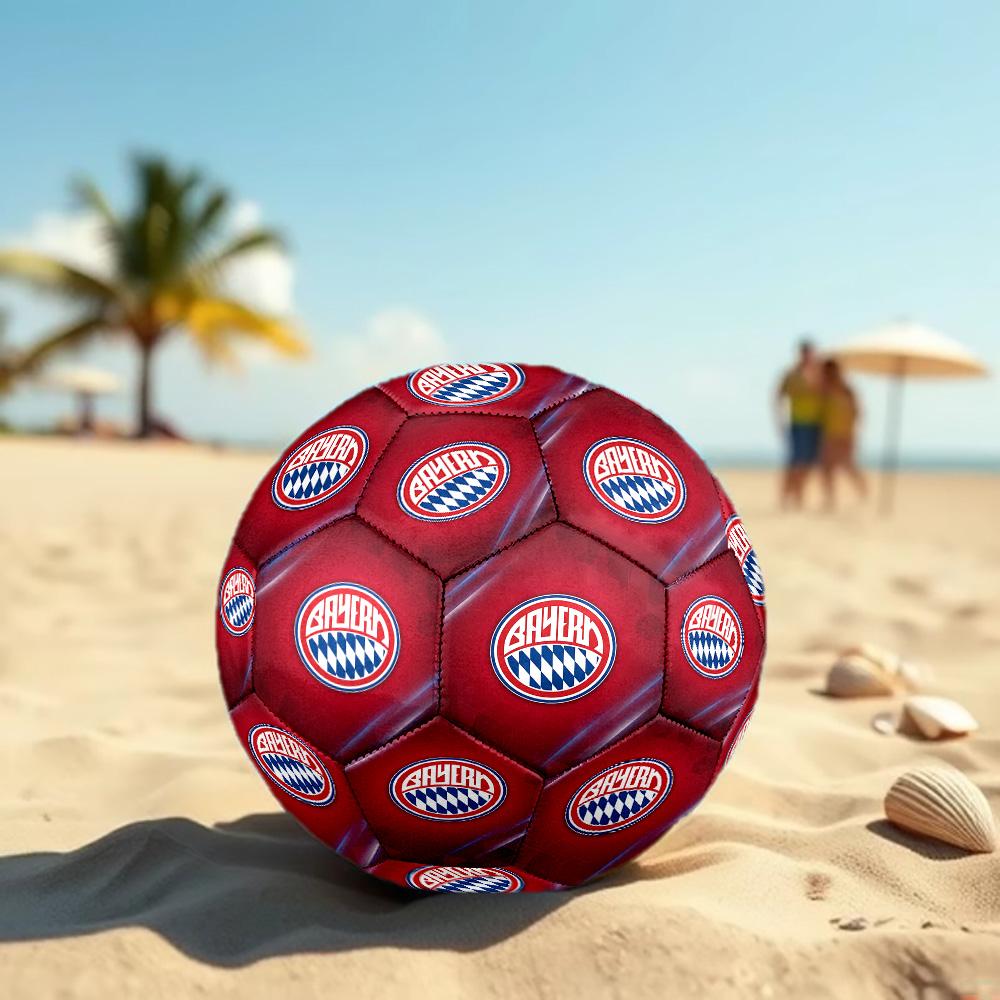 Bayern Monaco Pallone da Calcio Taglia 5 Alta Elasticità Pallone da Calcio Per Competizione All'aperto Allenamento Quotidiano Gioco