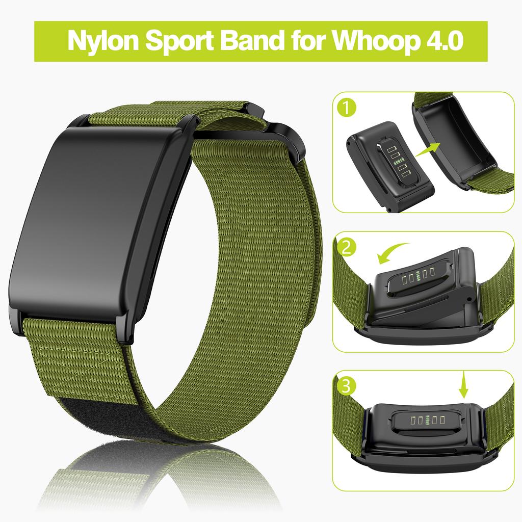 Nylon Fitness Band Soft Adjustable Replacement Breathable Protector Sports Wristband Strap for Whoop 4.0 For Women Men