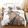 3D Anime Summer Time Rendering Ushio Bedding Set Duvet Cover Sheet Printed Pillowcase Bed Full Queen King Size Comforter Bedroom