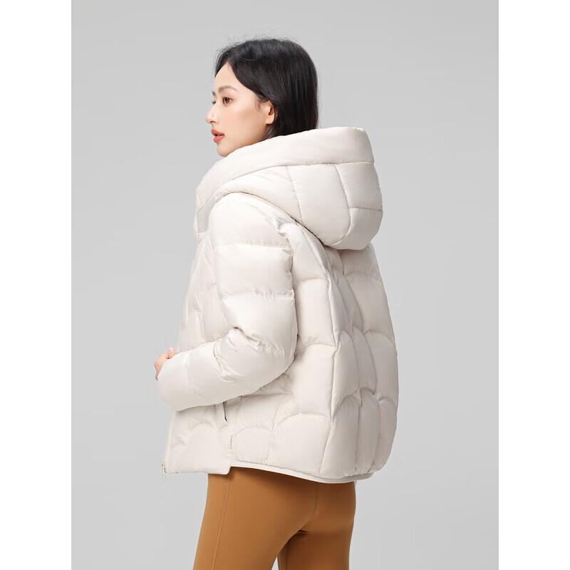 SNOWFLYING Short Collarless Down Jacket
