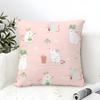 Children'S Cartoon Animal Painting Pillow Case Linen Pillow Case Sofa Home Decor Cushion Cover Cushion Cove