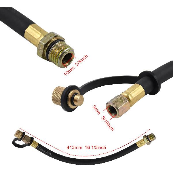 510440902 Motor Flex-Ablaufschlauch Kompatibel mit Kawasaki Motor 51044-0902 FR600V FH721V FJ180V FS541 FR651V FR691 Toro Timecutter MX5060 FX730V