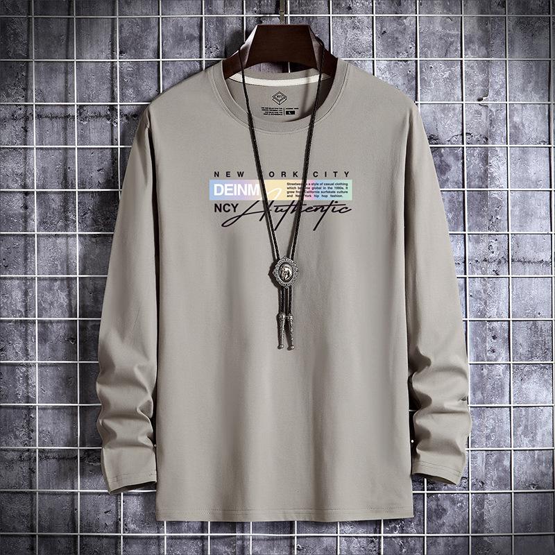 Men's Trendy Long-Sleeve Pure Cotton Sweatshirt - Spring/Autumn 2022