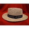 Used STETSON x Zukin straw hat fedora hat size M