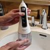 Přenosný ústní irigátor 6 režimů čistič zubů IPX7 vodotěsný zubní vodní flosser bělení zubů 320 ml zubní voda 5 trysek
