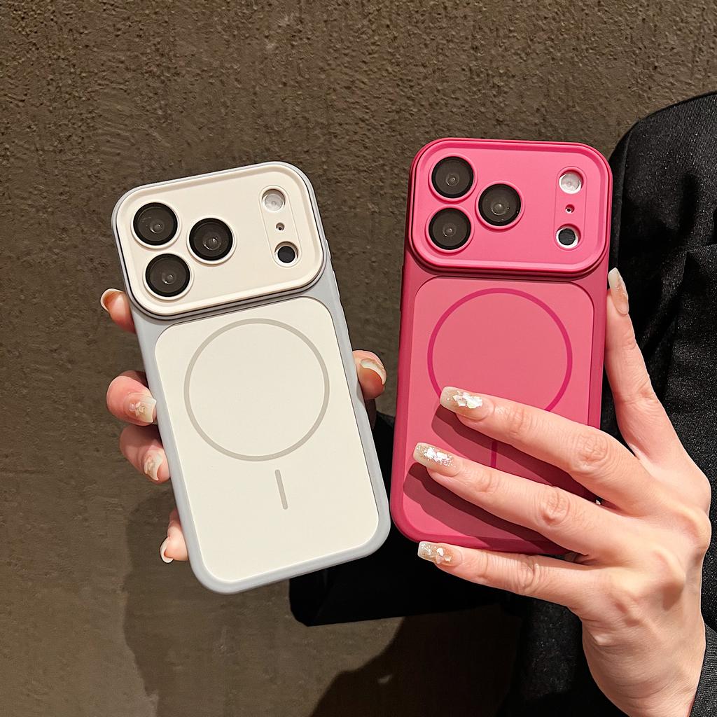 Magnetic Skin Feel Phone Case for iPhone 17 Pro Max 16 15 14 13 12 11 Plus Shockproof for Magsafe Slim Camera Protection Cover