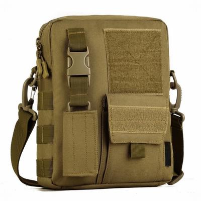 PHOENIX IKKI Vertical Key Case Outdoor Shoulder for Military 6 Colors Available Included, Camouflage, Water-Resistant, Bag, Tactical, Fans, Brown,