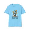 Unisex Softstyle T-Shirt Whimsical Folk Art Tree Book Knowledge Growth Tee