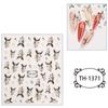 New Year Nail Art Stickers Bronzing Year of the Dragon Chinese Style Mahjong Cartoon Nail Stickers Decoration
