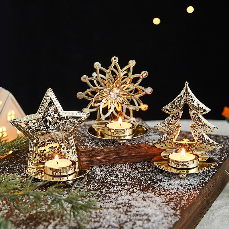 Vánoční hvězda Tvar Vánoční dekorace Dutý design Dekorace na večeři Tvar sněhové vločky Party dekorace 11cm