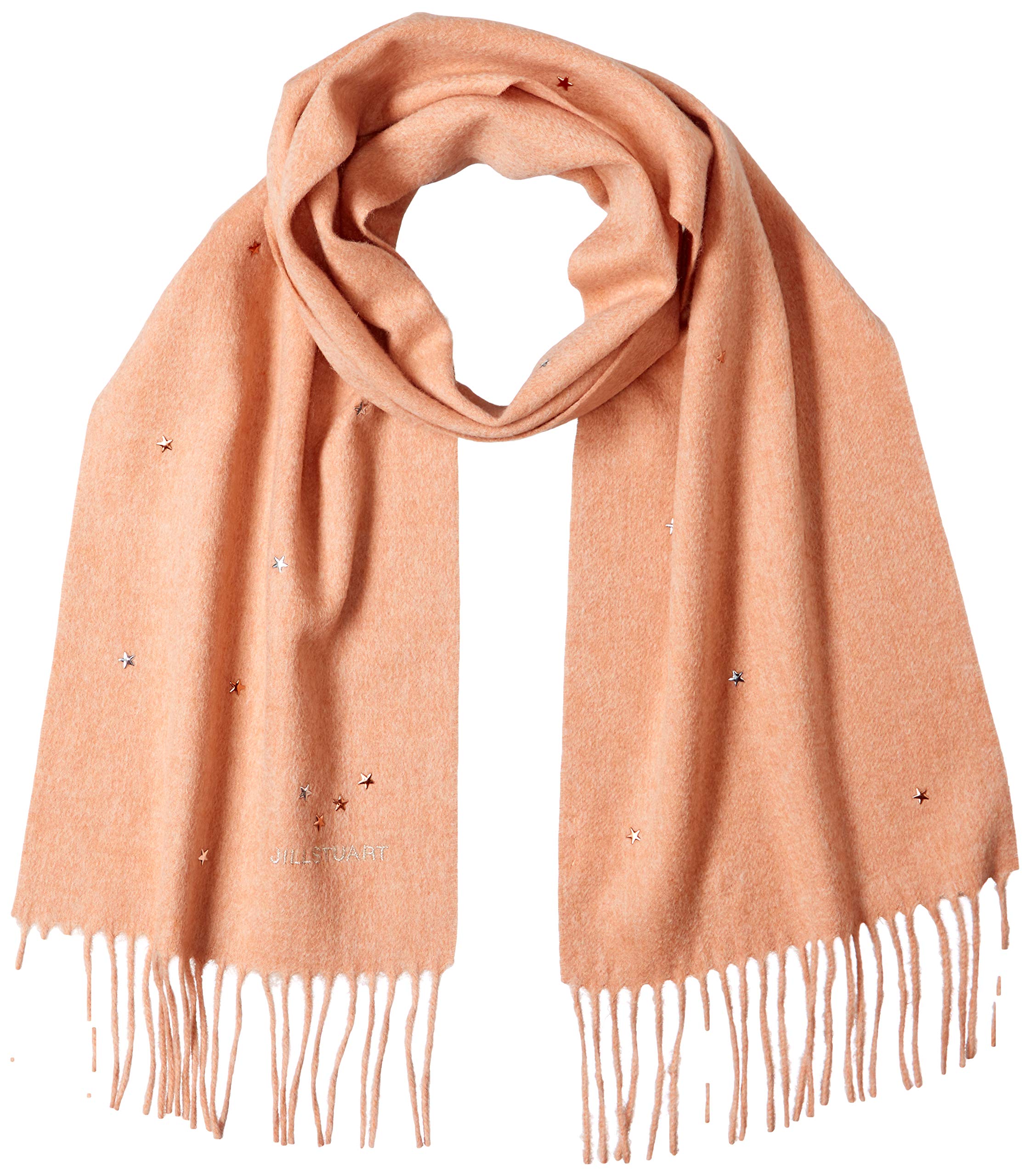 

JILL STUART Cashmere Scarf with Studs, 60108007, Women s, Pink, Approx. 25cm x 170cm