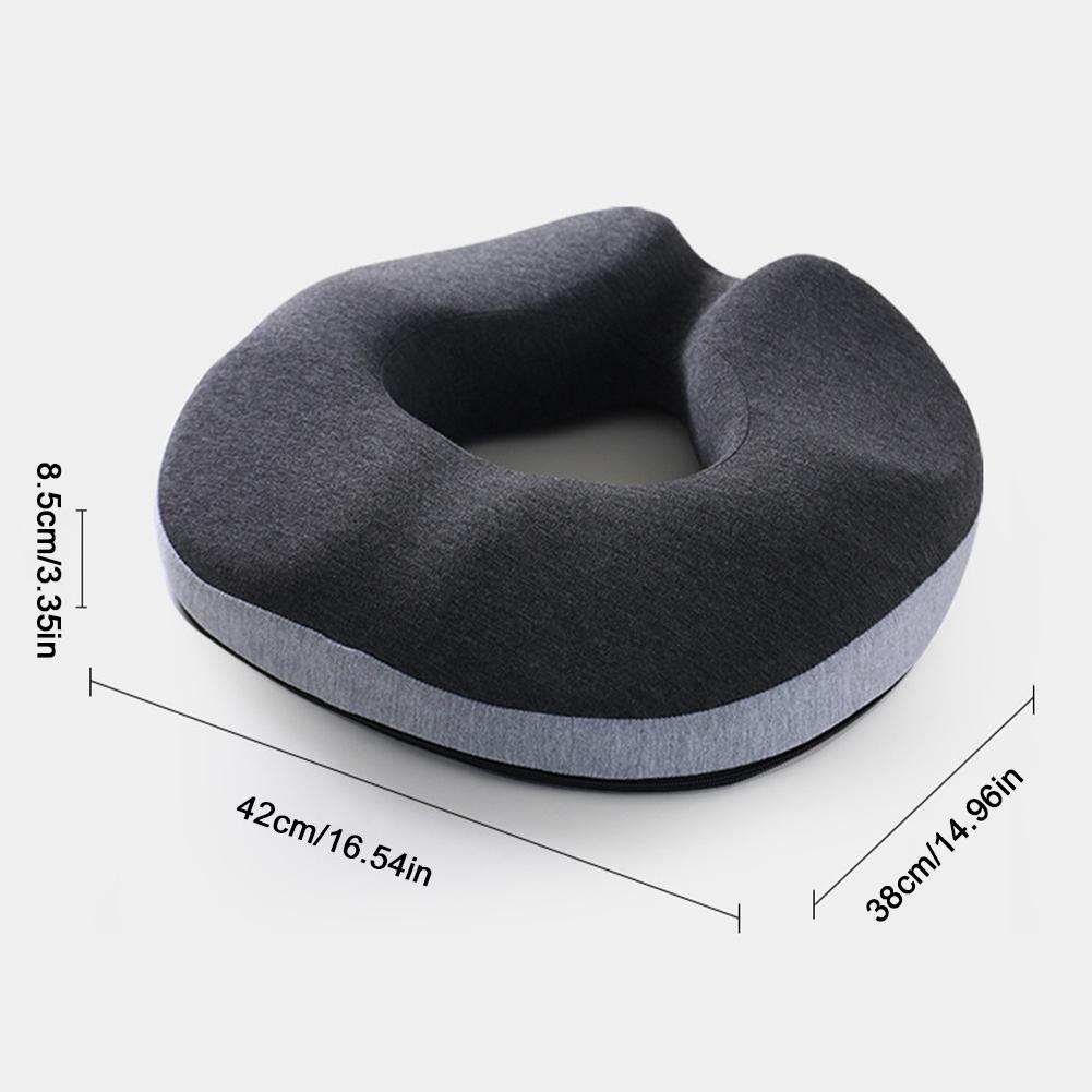 Memory Cotton Hemorrhoid Pad Office Cushion Sitting No Collapsing Summer Breathable Chair Fart Pad Beautiful Buttocks Coccyx Cushion