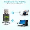 600Mbps USB WiFi Dongle Bluetooth Adapter Wireless Drive-Free Dual Band 2.4/5GHz