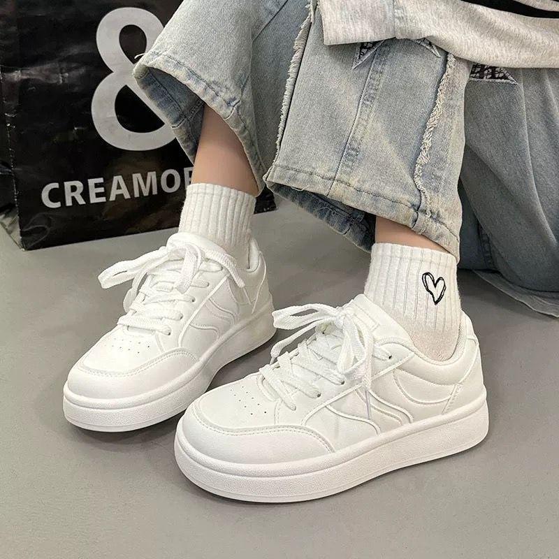 Spring new German training shoes thick-soled heightening casual sports board shoes