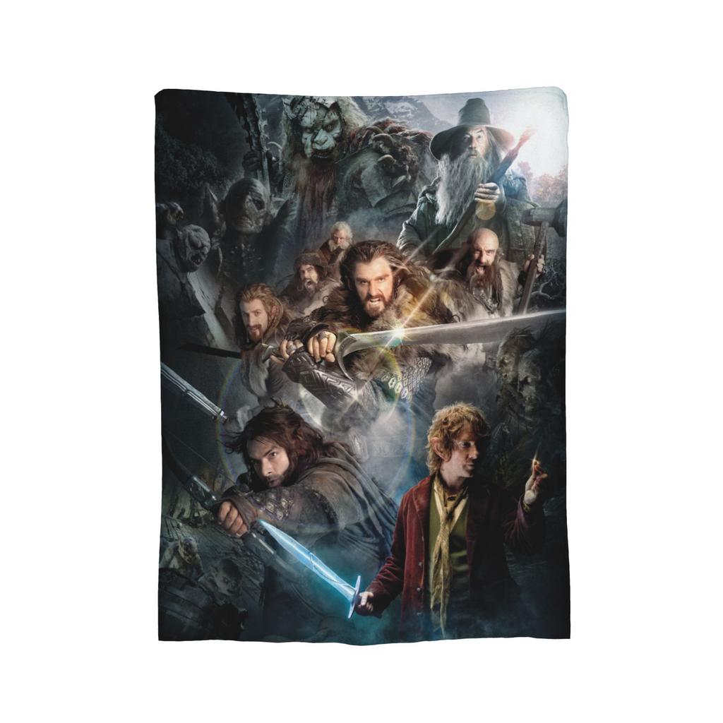 L-Lords Of The R-Rings Blankets Fleece Spring/Autumn  Portable Soft Throw Blankets for Bedding Travel Quilt