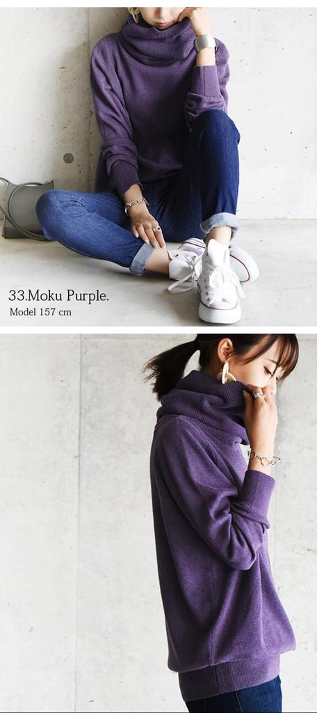 And It Neck Cotton Heather Sizes Heathered Cotton Deep-Sleeved Knit, 12-Color Oatmeal, L-LL, S-M, L-LL, 3L-4L, Women's Turtleneck, Spring, Autumn,