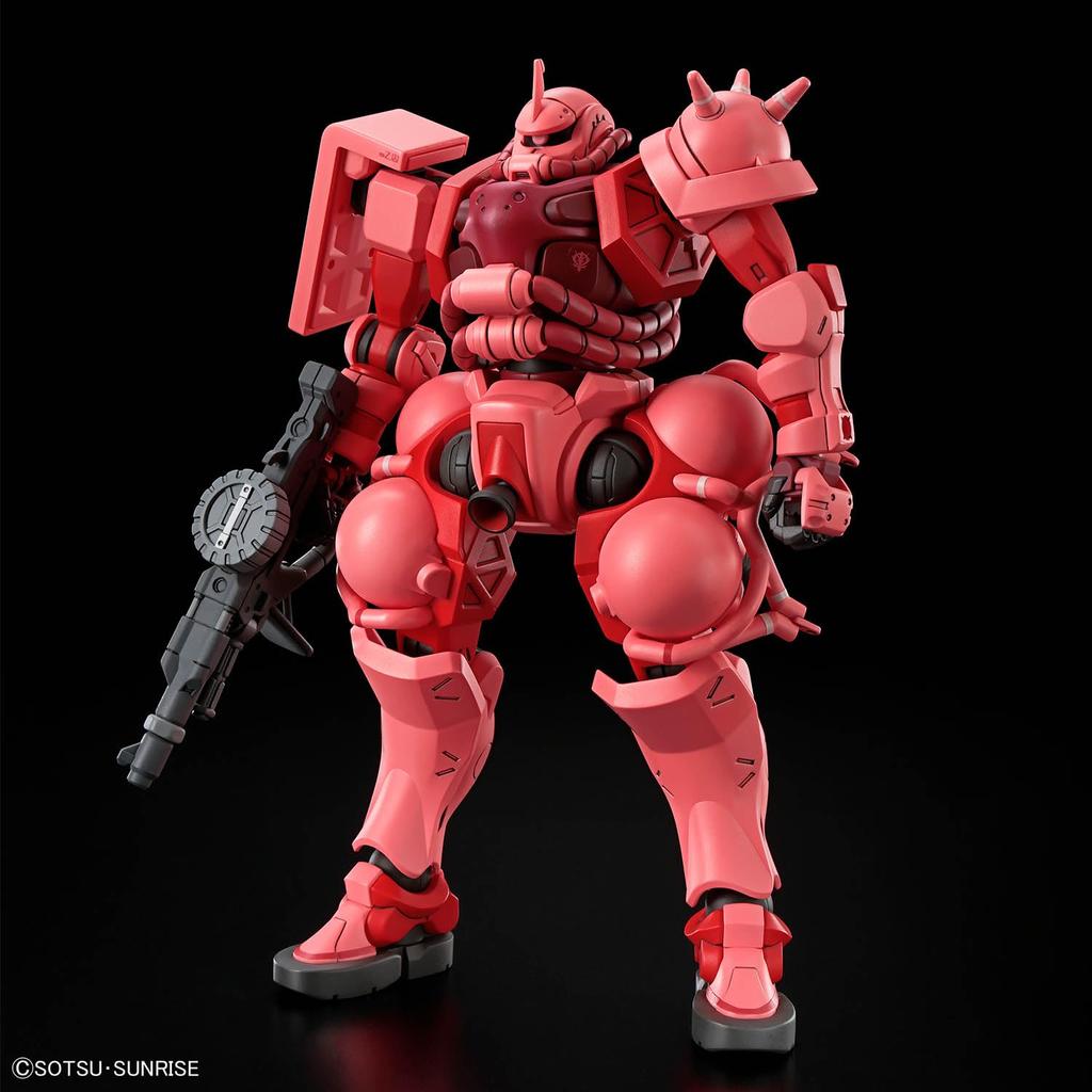 BANDAI SPIRITS Mobile Suit Gundam GQuuuuuuX Zaku Maßstab Kunststoffmodell Chars (GQ) 1/144 Vorgefärbt