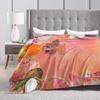 Karol G Tropicoqueta Blanket Warm Soft Street Trend Plush Bedding Throws For Child Couch Chair Sofa Bed Flannel Bedspread Bed