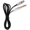 6.35mm/3.5mm To Mini XLR Interface Earphone Replacement Cable for AKG Q710 K712 K240 K141 K271