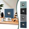 Without Discoloration Sticking Stylish Elegant Fabric Cover With Frame Photo Album Holds 200 6-inch Photo Album
