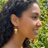 Flowers Can Be Inserted Vase Pendant Earrings Simple Bow Earrings Flower Insertable Earrings  Daily