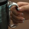 710ml Women's Pure Titanium Coffee Thermos Cup with Handle And Straw Double-layer Vacuum Water Bottle Outdoor Drinkware Gift Mug
