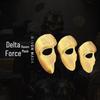 Delta Action Raven Half-Face Cosplay Mask with Straps - High-Precision 3D Printed Model