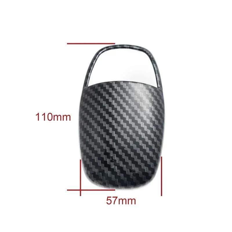 Carbon Fiber Pattern Car Gear Head Decorative Shell Cover for Dodge Challenger Charger SRT 2015 2016 2017 2018 2019 2020 2025