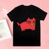 Sleeve T Shirt Cool Cartoon Casual T-shirt Streetwear Tops Hazbin Hotels Alastor Harajuku Tshirt Aesthetic Clothes Oversize Tees