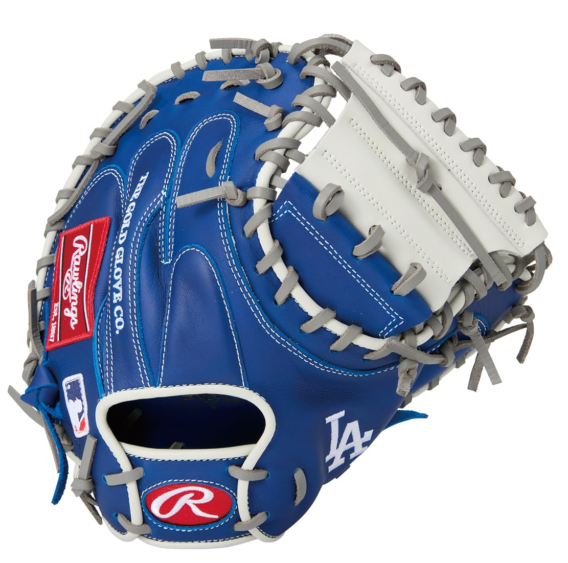 Rawlings HYPER TECH MLB Catcher Mitt Gloves Softball Adult Model GLOVE GR5HTM2AC Dodgers Size 33