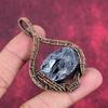 Shungite Rough Pendant Copper Wire Wrapped Jewelry Handmade Pendant Gemstone Pendant Copper Wire Wrap Pendant Gifts for Mom Designer Jewelry