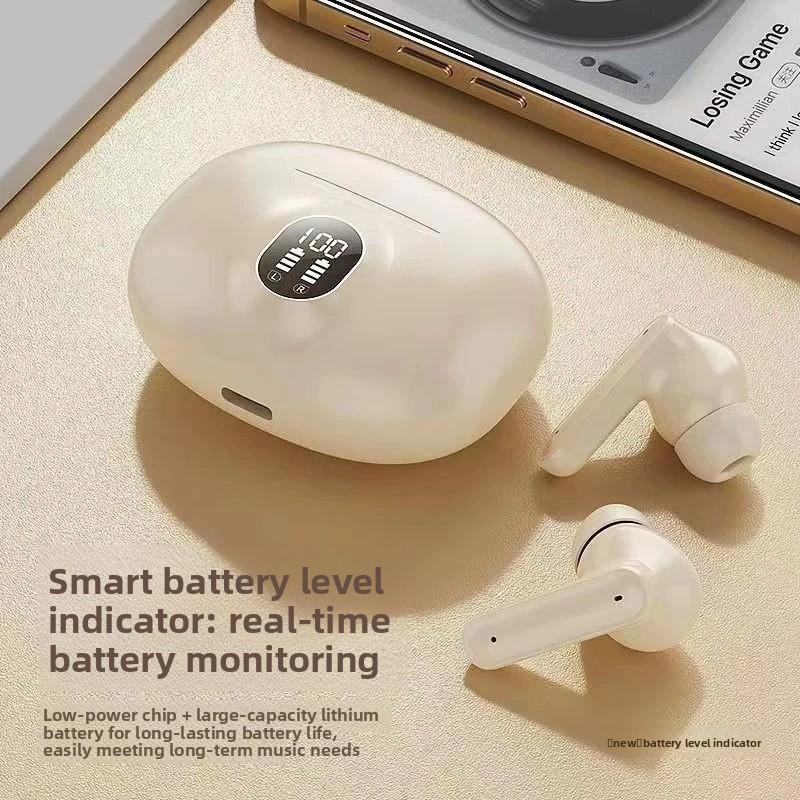 Auriculares inalámbricos Bluetooth TWS con cancelación de ruido y batería de larga duración