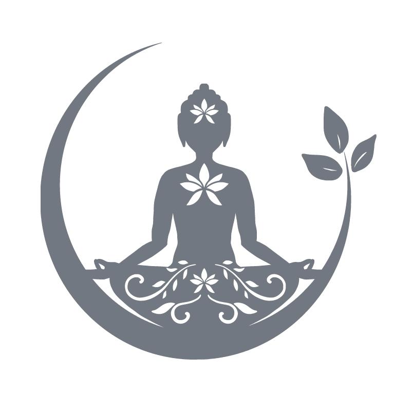 Buddha Chakra Peace Love Good Vibes Vinyl Sticker Car Window Decor, Zentangle Mandala Laptop Decals for Apple Macbook Pro / Air